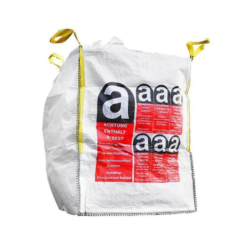 Sac Pour Déchets Amiante 80x120cm - Polyéthylène Avec Sac Interne - Lot De 25 - Jusqu'à 30kg